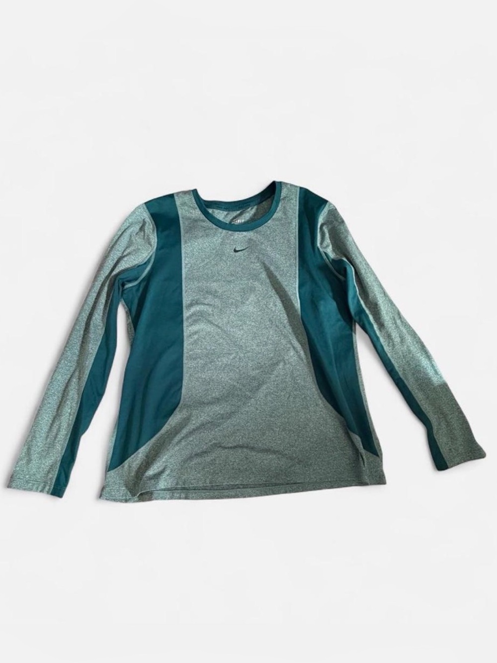 Nike Teal Long-Sleeve Athletic Top